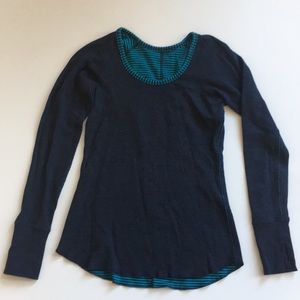 Lululemon Reversible Open Your Heart Long Sleeve
